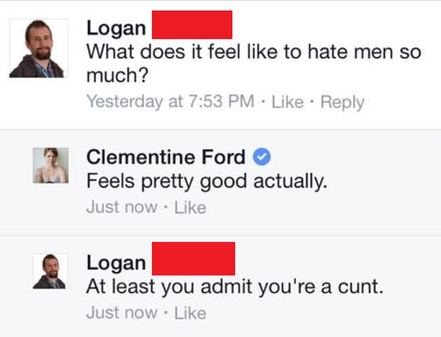 Clementine Ford man bashing quotes