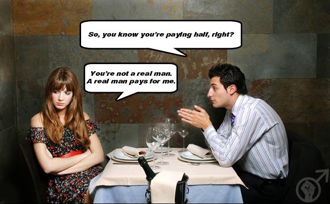 What happened to equality when paying on a date?