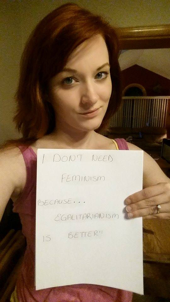 Women against feminism