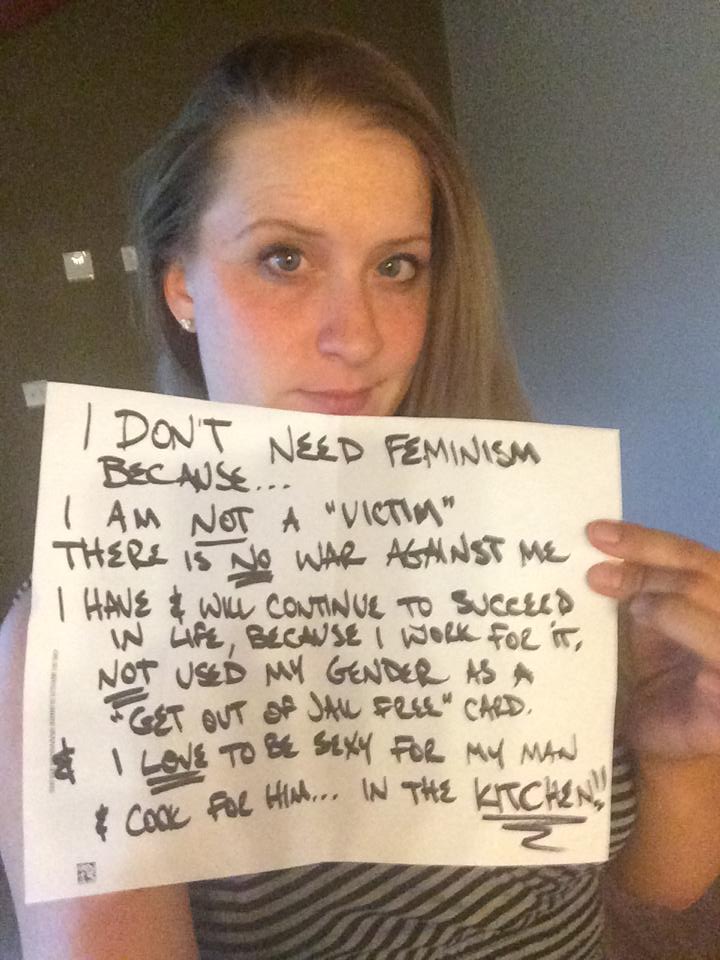 Women against feminism