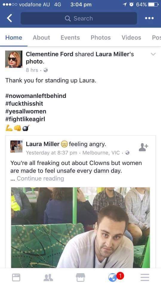 Clementine Ford bullies disabled man